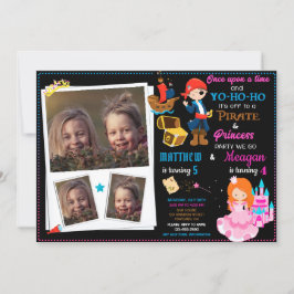 Einladung zum Geburtstag von Princess und Pirate Z