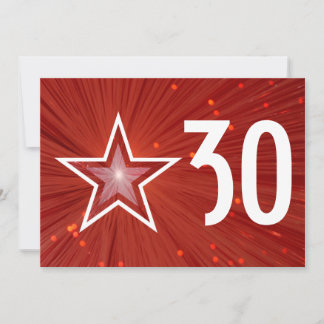 Einladung zum Geburtstag von Red Star "Age"