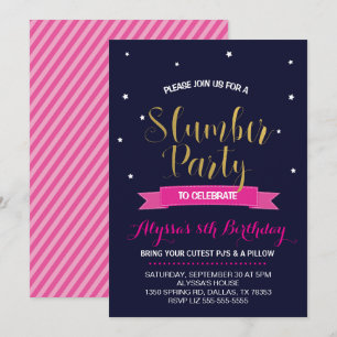 Einladung zum Geburtstag von Slumber