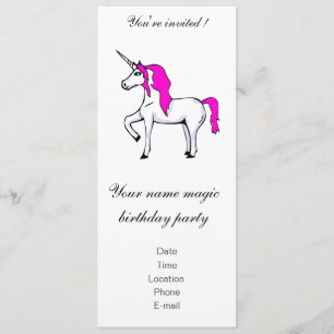 Einladung zum Geburtstag von "Unicorn"