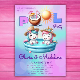 Einladung zum Geburtstag von Unicorn Gemeinsame Sc