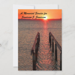Einladung zum Gedenkdienst, Dock Pier Sunset