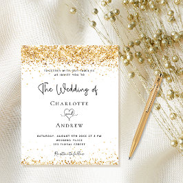 Einladung zum Glitzer von Weißgold