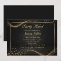Einladung zum Goldenen Party