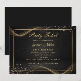 Einladung zum Goldenen Party