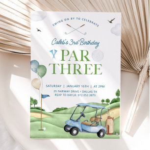 Einladung zum Golf Geburtstag, 3. Golf Geburtstags