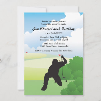Einladung zum Golf Shot