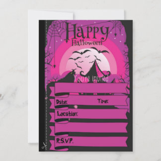 Einladung zum Halloween-Party - Boos und Bootsfahr