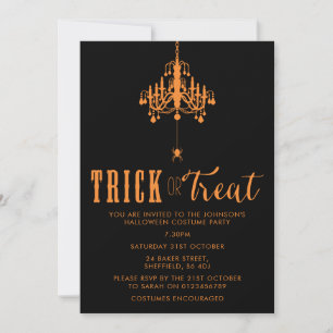 Einladung zum Halloween-Party - elegante Einladung