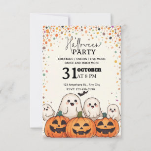 Einladung zum Halloween-Party im Kawaii-Stil - Bea