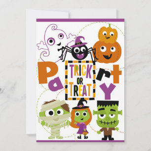 Einladung zum Halloween-Party oder zur Behandlung
