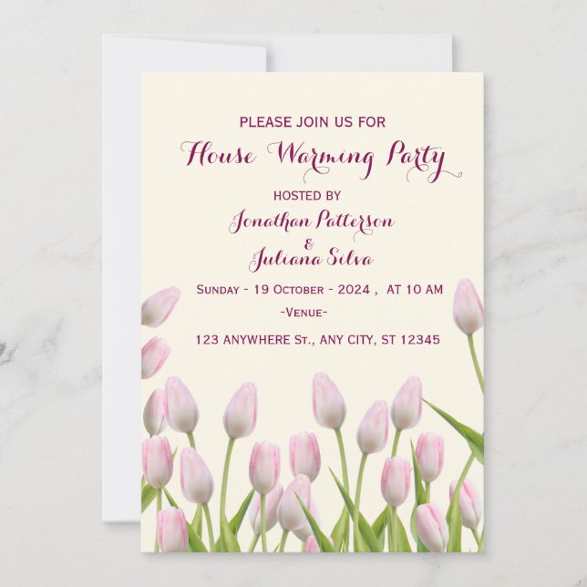 Einladung zum Haushalt (Vorderseite)