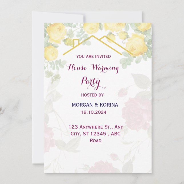 Einladung zum Haushalt (Vorderseite)