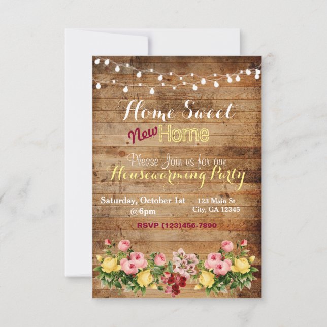 Einladung zum Haushalt (Vorderseite)