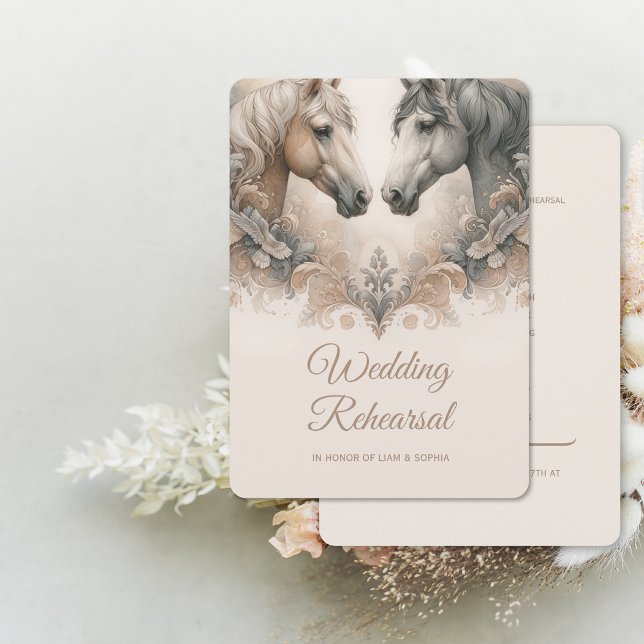 Einladung zum Hochzeitessen Probe (Wedding Rehearsal Dinner Invitation )