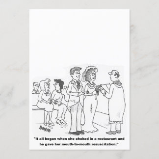 Einladung zum Hochzeitsfeiern für Cartoon