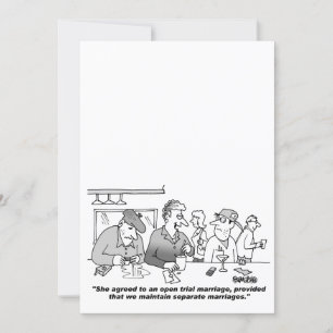 Einladung zum Hochzeitsfeiern für Cartoon