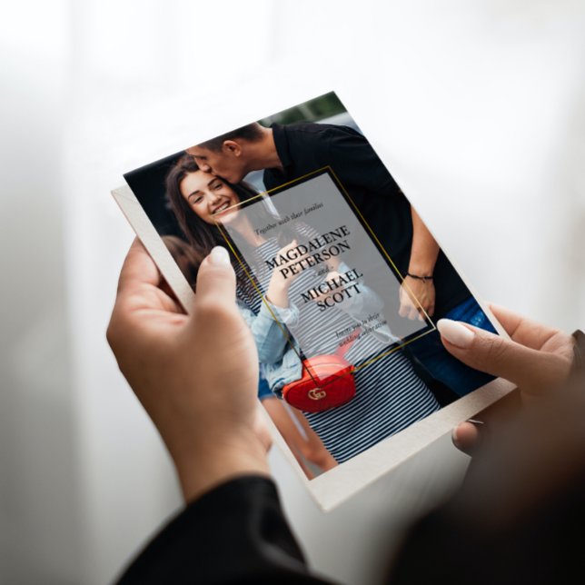 Einladung zum Hochzeitsfeiern im Foto (Von Creator hochgeladen)