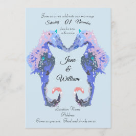 Einladung zum Hochzeitsfeiern im Seepferd