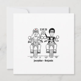 Einladung zum Hochzeitsfeiern mit personalisiertem