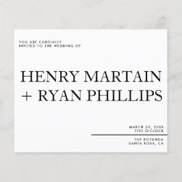 Einladung zum Hochzeitstag Flyer