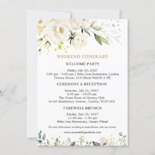 Einladung zum Hochzeitswochenende bei White Roses