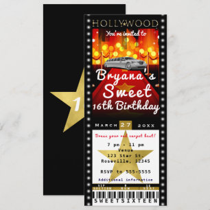 Einladung zum Hollywood-Rot-Karpfen-VIP-Party-Tick