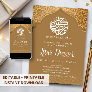 Einladung zum Iftar-Dinner unter dem großen Mosche