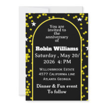 Einladung zum Jubiläum | bearbeitbar