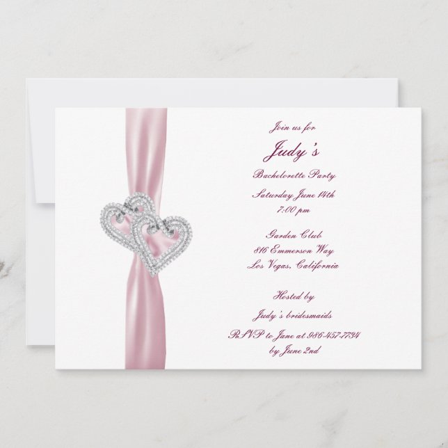 Einladung zum Junggeselinnen-Abschied von benutzer (Vorderseite)