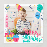 Einladung zum juvenilen Geburtstag Frame Foto