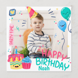Einladung zum juvenilen Geburtstag Frame Foto