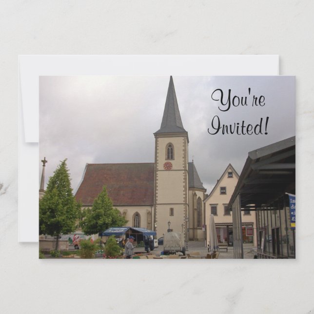 Einladung zum Kirchenplatz (Vorderseite)