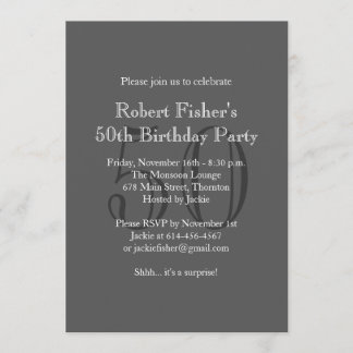 Einladung zum klassischen Grauen Geburtstag