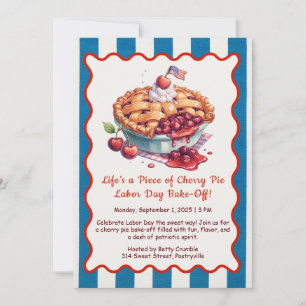 Einladung zum Labor Day Kirschkuchen-Backwettbewer
