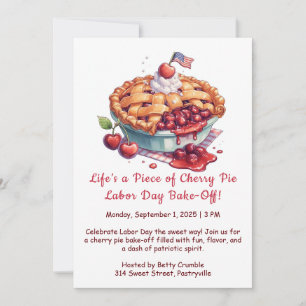 Einladung zum Labor Day Kirschkuchen-Backwettbewer