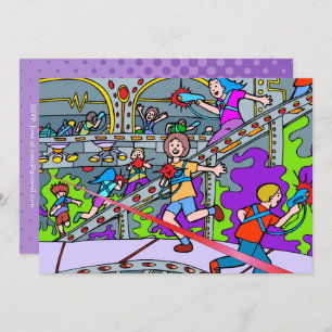 Einladung zum Laser Tag Geburtstag