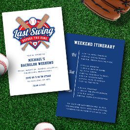 Einladung zum letzten Swing Baseball Bachelor Week