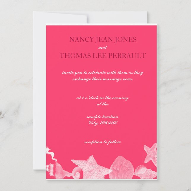 Einladung zum Meeresboden (Vorderseite)