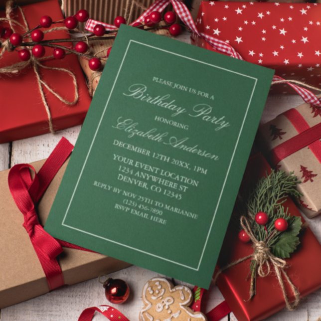 Einladung zum Minimalistischen Geburtstag (Von Creator hochgeladen)