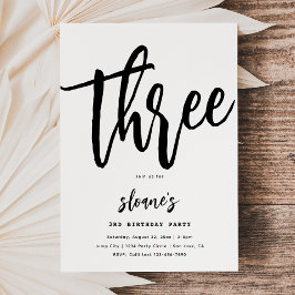 Einladung zum Minimalistischen Geburtstag | Einfac