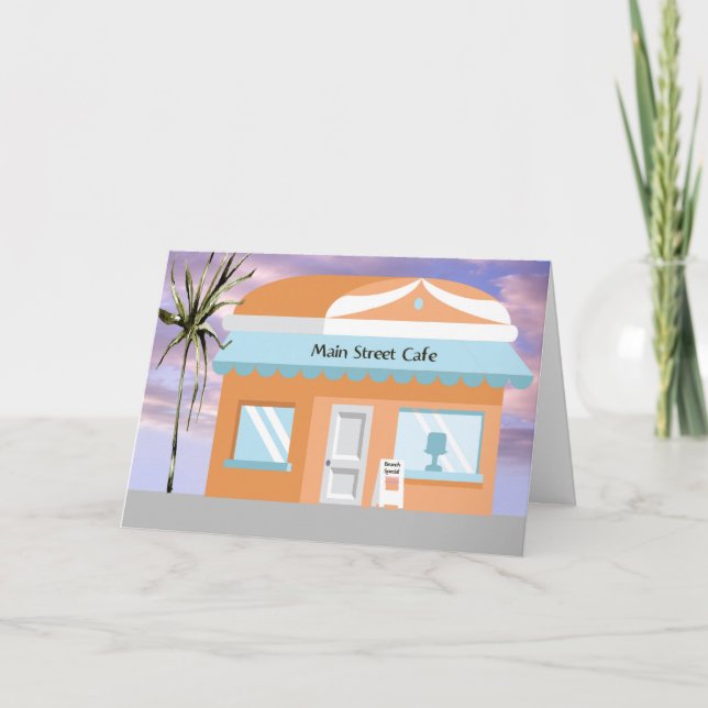 Einladung zum monatlichen Brunch der Damen (Vorderseite)