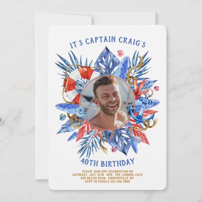 Einladung zum Nautischen Foto (Vorderseite)