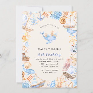 Einladung zum nautischen Kindergeburtstag