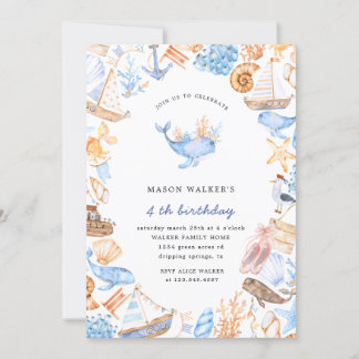 Einladung zum nautischen Kindergeburtstag