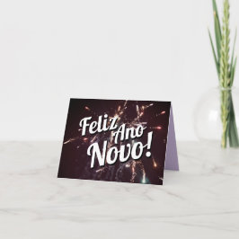 Einladung zum neuen Jahr in portugiesischer Sprach