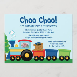 Einladung zum Niedlichen Jungen-Geburtstag-Foto