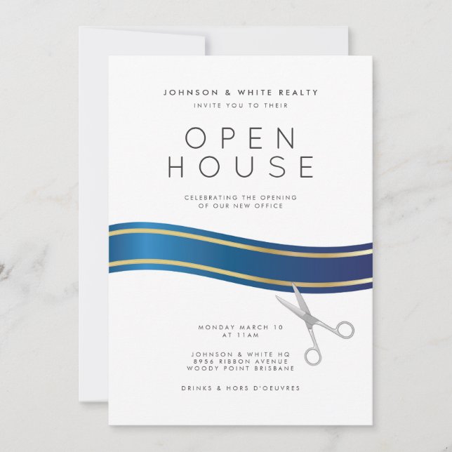 Einladung zum Open House (Vorderseite)