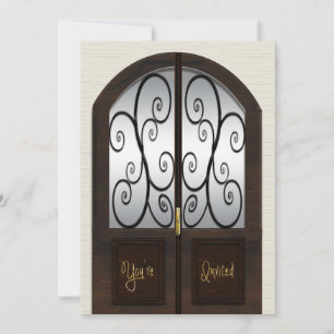 Einladung zum Open House - Extravagante Doppeltür