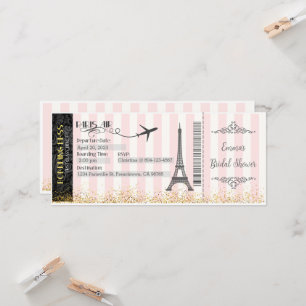 Einladung zum Pariser Boarding, Geburtstag, Bridal